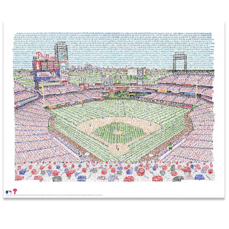 Citizens Bank Park Word Art Full