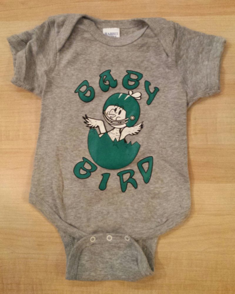 Eagles Baby Bird onesie 2nd logo