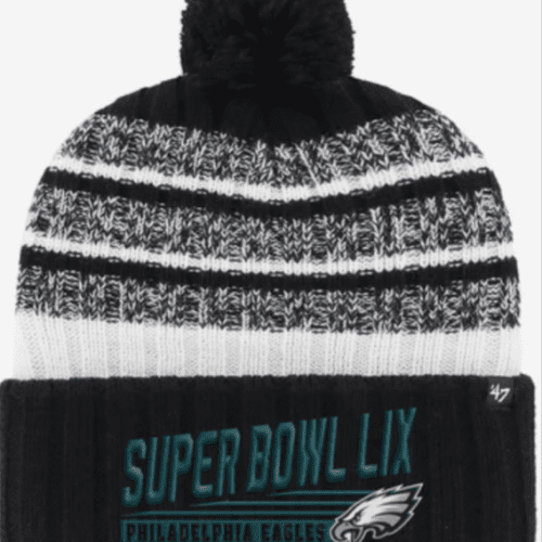 PHILADELPHIA EAGLES SUPER BOWL LIX TAVERN 47 CUFF KNIT 01 29 2025 04 12 PM