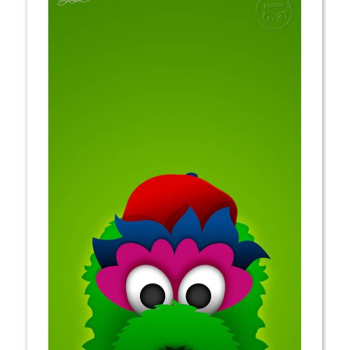 PHL3 phillie phanatic mascot philladelphia phillies L P