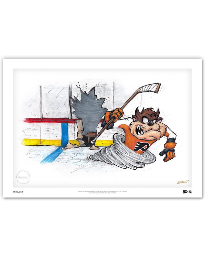 PHL3mw nhl tasmanian devil philadelphia flyers L P