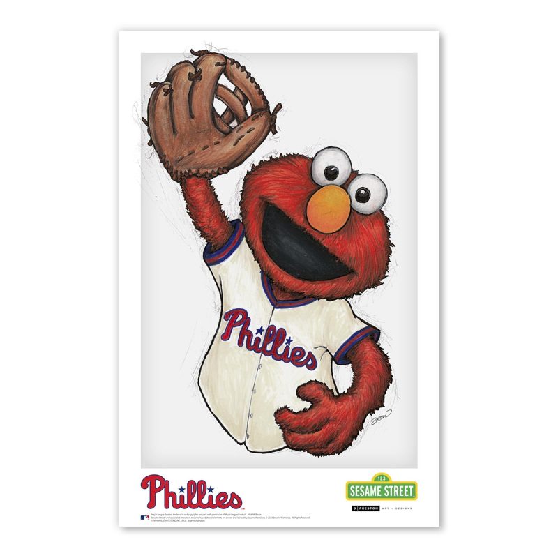 PHL3mw sesame street elmo philadelphia phillies a dp