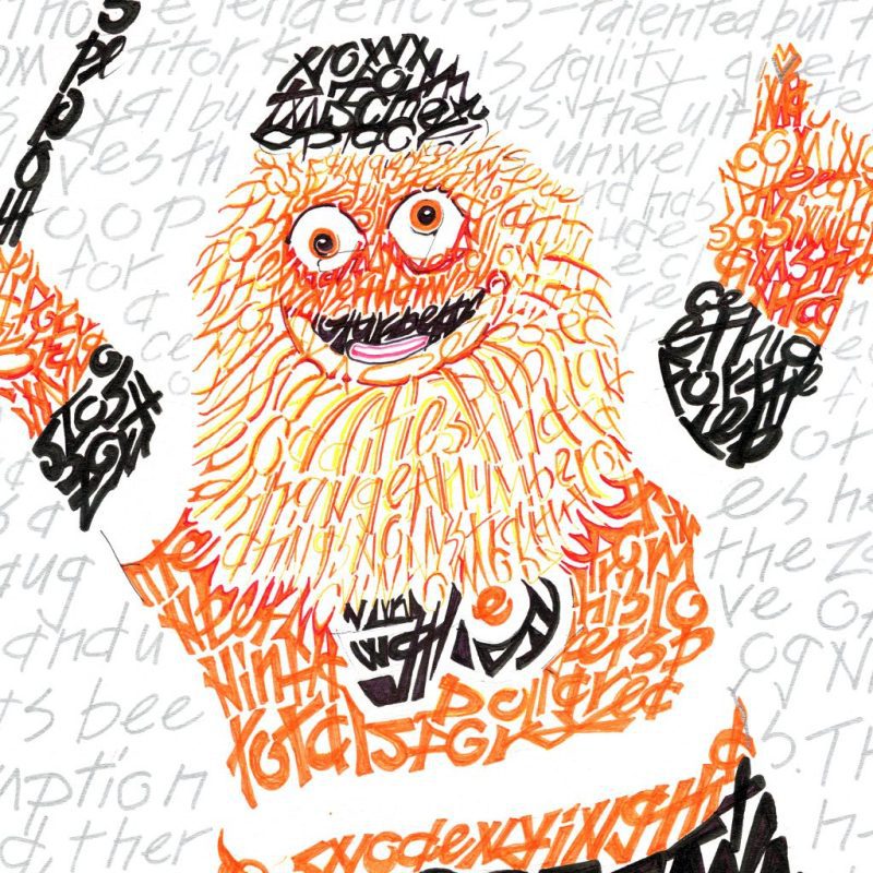 Philadelphia Flyers Gritty Zoom 1