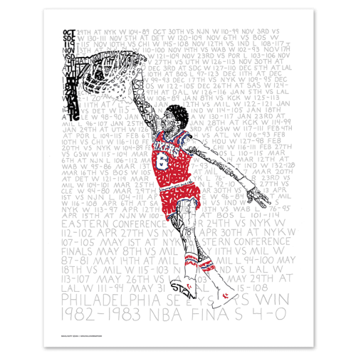 artofwords 1983 Sixers DrJ full