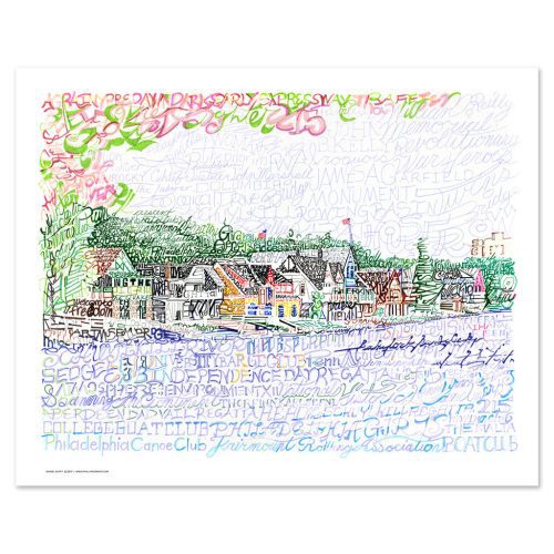 artofwords Boathouserow wallart