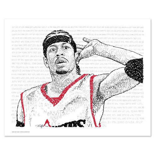 artofwords alleniverson wallart