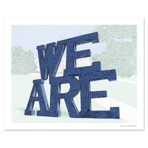 artofwords wearepennstate walldecor