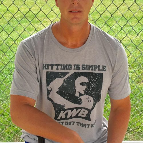 "Hitting Is Simple. It's Just Not That Easy" shirt