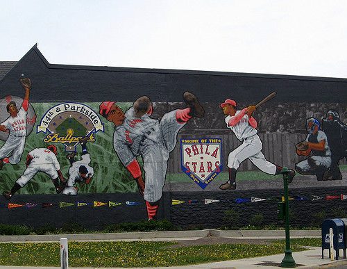 negro league mural